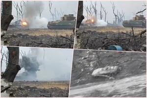 BREDLI JE NAJBOLJE ORUŽJE UKRAJINSKE PEŠADIJE: Ovo je SNIMAK borbe sa ruskim oklopnim vozilom, IZREŠETANO U PAR SEKUNDI (VIDEO)