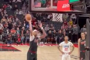 URNEBESNO! Planeta se smeje košarkašu Portlanda: Ovakva tehnika šuta NIKADA NIJE VIĐENA u NBA ligi! (VIDEO)
