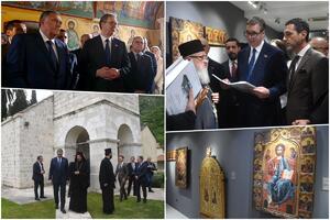 VUČIĆ I DODIK U MANASTIRU ŽITOMISLIĆ: Srbija će učiniti sve da pomogne očuvanju najvrednijih istorijskih i verskih artefakata