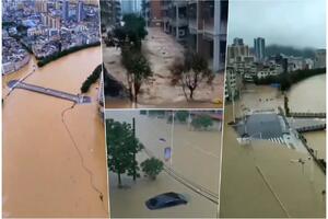 "OSEĆAM SE BESPOMOĆNO": Drama u Kini, nezapamćene poplave odnele prve žrtve, vlasti hitno evakuisale 60.000 LJUDI (VIDEO)