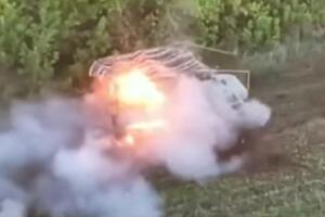 RAKETE GA ZAPALILE: Pogledajte kako je Bredli uništio ruski oklopni transporter (VIDEO)