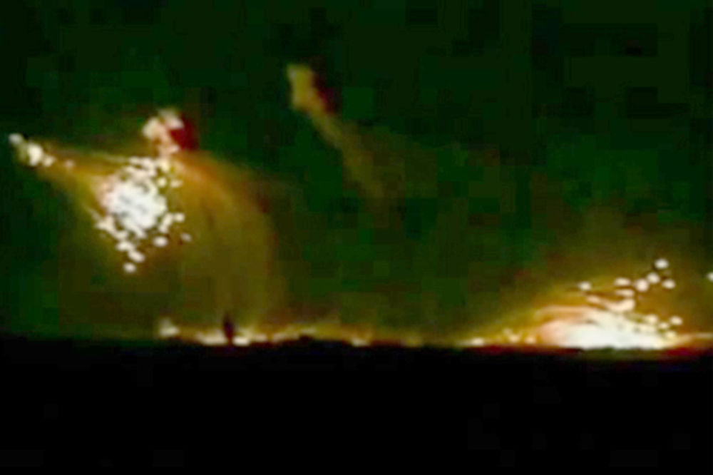 Urajinska vojska gađa Semjonovku zapaljivim bombama Foto Printscreen yt