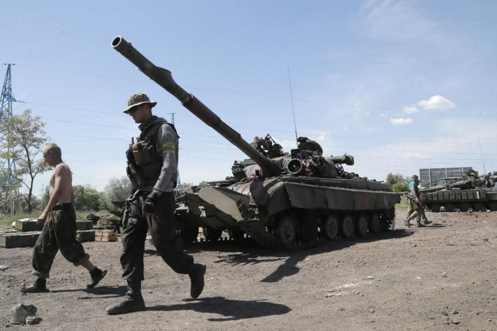 Pripadnici ukrajinske vojske Foto Fonet/AP