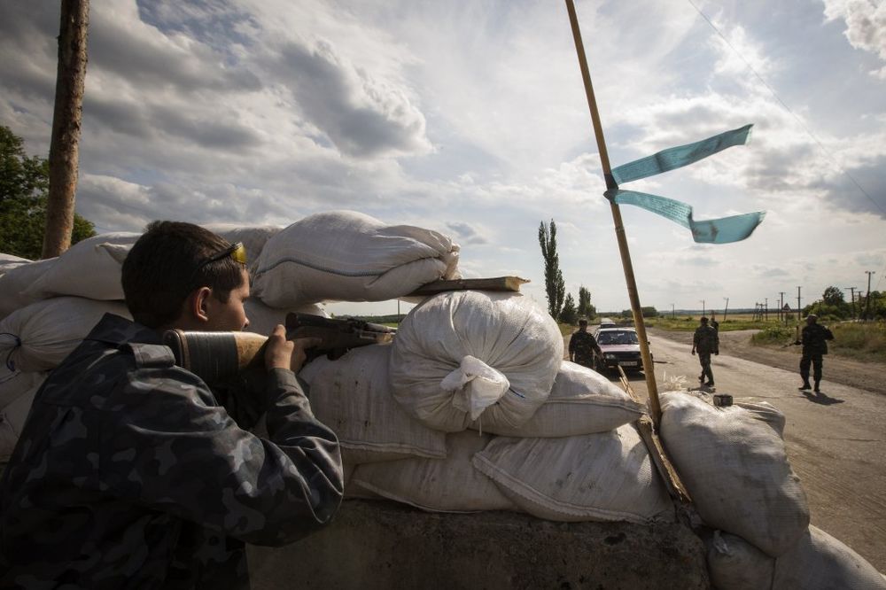 Punkt snaga samoodbrane Luganska, Foto Reuters
