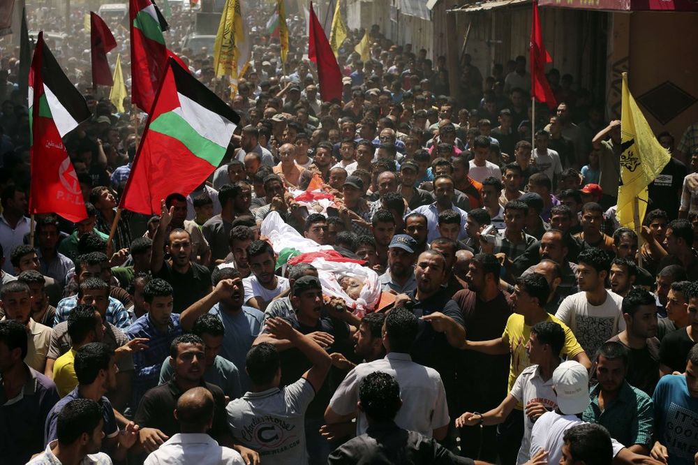 13 dece među više od 30 poginulih Palestinaca Foto Reuters