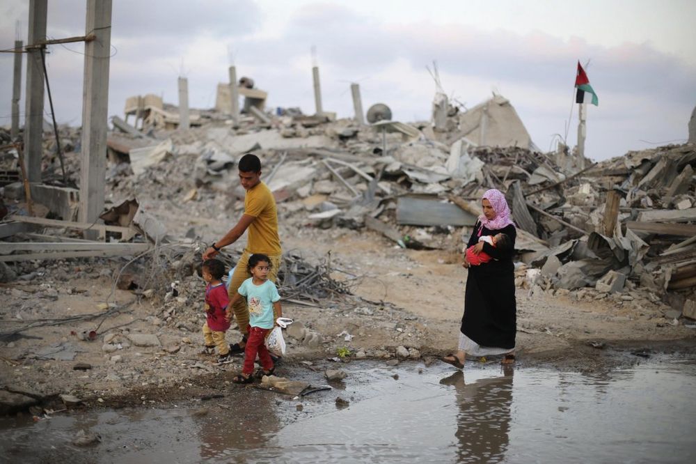 Povratak palestinskih izbeglica u Kan Junis u Pojasu Gaze, Foto Reuters