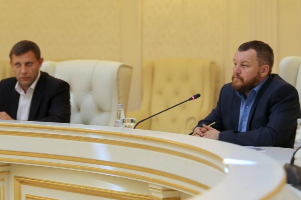 Premijer DNR Aleksandar Zaharčenko i vicepremijer LNR Andrej Purgin, Foto Fonet/AP